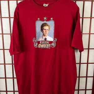90s red Mighty Fine Napoleon Dynamite Flippin Sweet Graphic T-Shirt